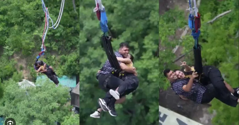 Keberanian Vaishnavi Gowda dan Suami: Melompat Bungee Setinggi 117 Meter yang Bikin Heboh!
